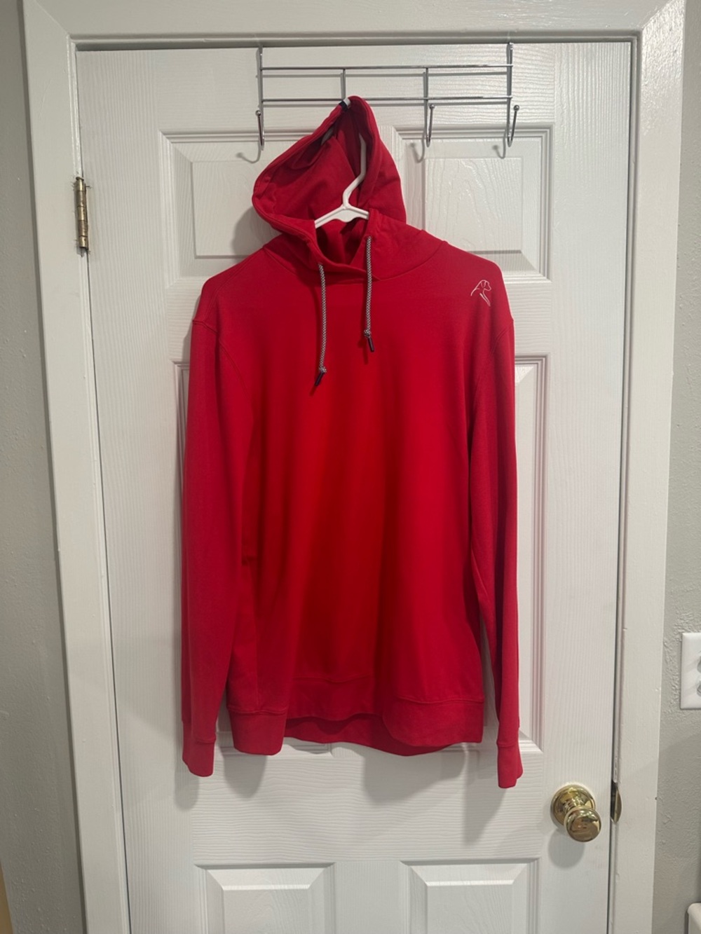 Rhoback Men's Red hesi Pullover Hoodie